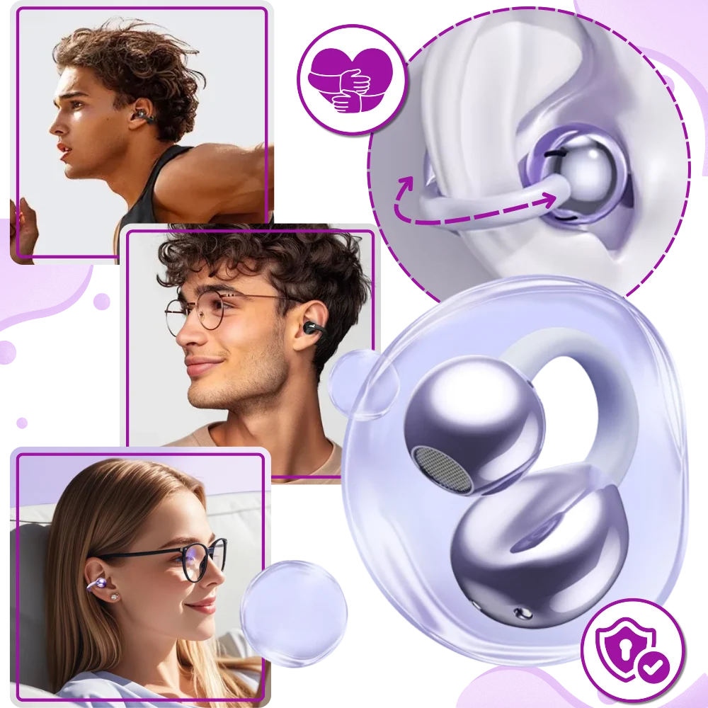 Noise Cancellation Wireless Bluetooth Headphones Open Ear - Image 7